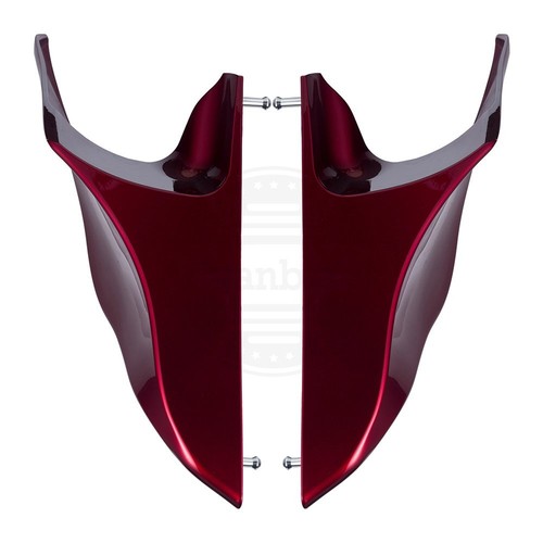 Velocity Red Sunglo Stretched Extended Side Cover 14+ Harley Street Road FLHX - Picture 5 of 17