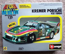 Burago Kremer Porsche 935 Turbo   DIE CAST METAL KIT #5142  1/24 NOS 1983