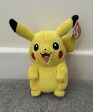 Pikachu Pokemon 6" RARE 2012 ty Beanie Babies UK Exclusive