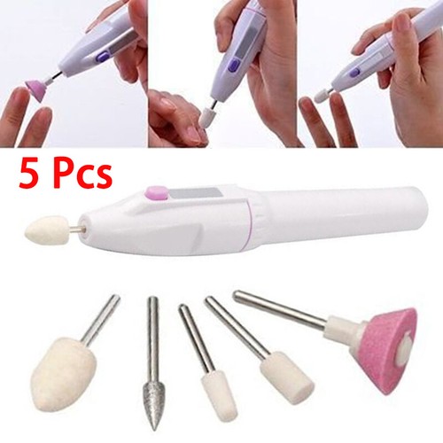 Nagel Bohrer Bits Nagelhaut Maniküre Maschine Schneider Diamant Feile Gel Politur Kit Set♡ - Bild 1 von 10