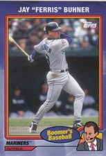 JAY FERRIS BUHNER TOPPS CHRIS BERMAN X BOOMER'S BASEBALL NICKNAME MARINERS 2024