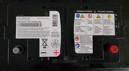 NEW/OEM AGM HEAVY BMW BATTERY 92AH CCA850 612010 BMW 61212353812 61215A40E29 - Picture 12 of 18