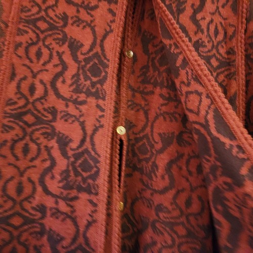 Novic Strickjacke Cape Ruana Schal Peruan Wildblumen Alpaka Wollmischung Einheitsgröße Neu ohne Etikett - Bild 10 von 17