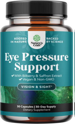 #ad EYE PRESSURE SUPPORT 30 Vegetable Capsules FREE SHIPPING $17.09