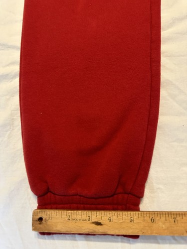 Abercrombie Fitch Pants Womens S Red Lounge Drawstring Jogger Sweatpants - Picture 4 of 7