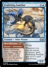 FROLICKING FAMILIAR X 4 N/M WILDS OF ELDRAINE MAGIC THE GATHERING