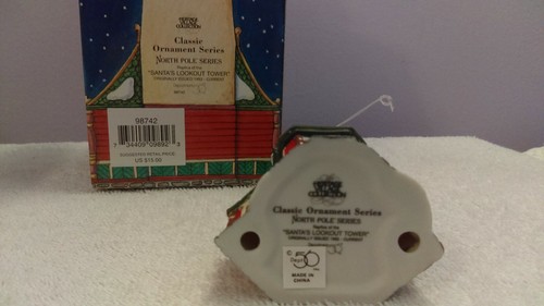 Department 56 north pole series ornament Santa's Lookout Tower CH1377 - Picture 4 of 4