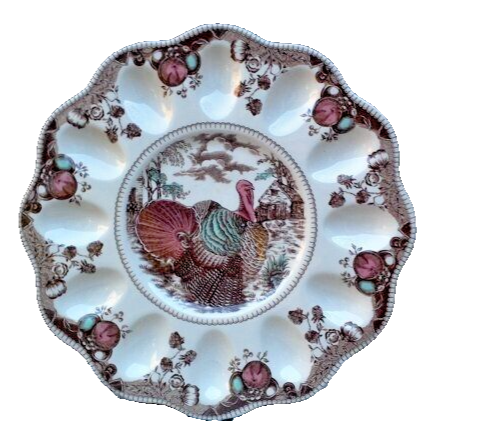 Johnson Brothers His Majesty Deviled Egg Plate NEW WITH LABEL - Picture 1 of 1