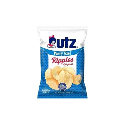 Utz Ripples Potato Chips Party Size 12.5 Ounce 2 Pack
