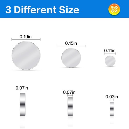 TRYMAG Small 400Pcs Rare Earth 3 Different Sizes Tiny Mini Magnets for Crafts... - Bild 3 von 3