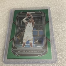📈2023-24 Panini Prizm Draft Picks - Green Prizm #2 Victor Wembanyama (RC)