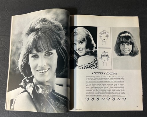 celebrity hairdos Magazine (July 1964, V. 1, #4) Cardinale, Reynolds, Dickensen - Picture 12 of 19