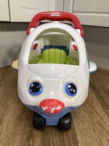 Fisher Price Little People Flugzeug Aircraft Spielzeug Sounds Mattel 2005 funktionierende Lichter - Bild 3 von 11