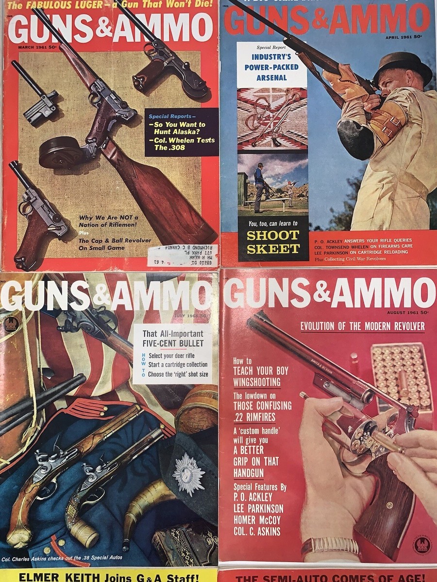 GUNS & AMMO アメリカ銃雑誌　ビンテージ　29冊 GUNS & AMMO アメリカ銃雑誌 ビンテージ 29冊 GUNS & AMMO