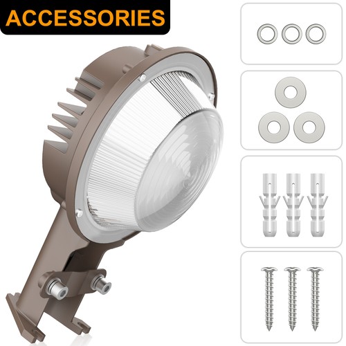 50W LED Barn Light Dusk to Dawn Outdoor Yard Security Floodlight 5500LM IP65 ETL - Picture 3 of 12