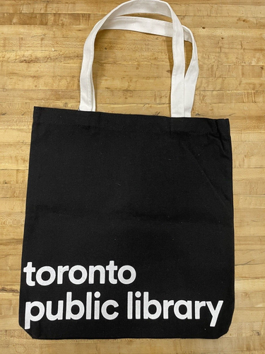 Toronto Public Library Tote Bag Black TPL - 第 1/4 張圖片