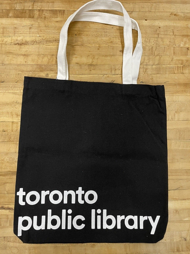 Bolso de mano negro de biblioteca pública de Toronto - Imagen 1 de 4