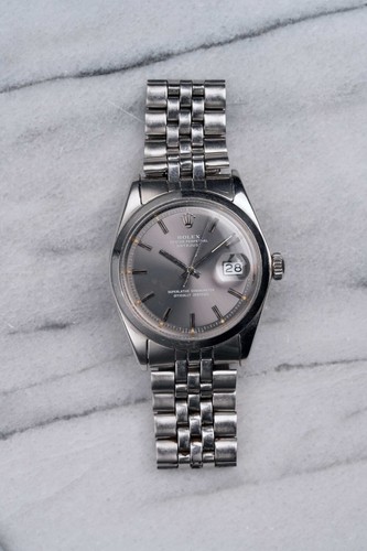 Vintage Rolex Datejust Ref 1600 Vintage 1970s Automatic Grey Dial 36mm Case - Picture 1 of 5
