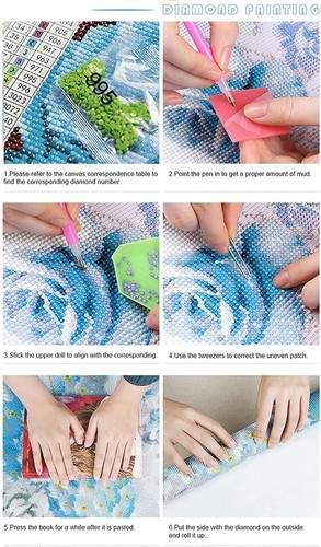 Diamond Painting Kits for Adults, Black Cat Starry Sky 5D DIY Diamond Art Kits F - Picture 6 of 6