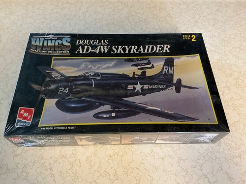 AMT ERTL Douglas AD-4W SKYRAIDER 1/48 Model. NEW SEALED
