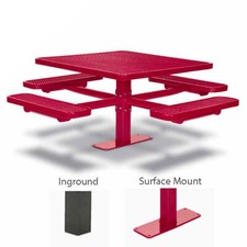Wabash SG230P 46" Sq. Table - 4 Seats - Ingr. - Basic Frame - Perforated