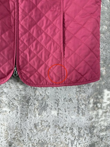 Van Heusen Womens Size L Quilted Puffer Vest Purple Zip Lined Outdoor Sleeveless - Picture 2 of 10