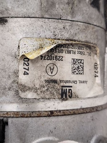 CHEVROLET MALIBU 2013-2016 AC Compressor 2.5L 84133999 - Imagen 5 de 12