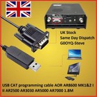 USB CAT programming cable AOR AR8600 MK1&2 I II AR2500 AR3030 AR5000 AR7000 1.8M