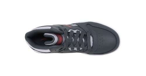 REEBOK BB4500 Court Big Kids Children Boys Girls Charcoal Gray Shoes Sneakers - Picture 5 of 6