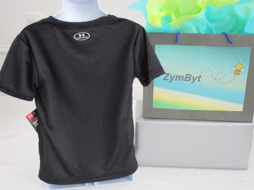 Camiseta Under Armour Niños Play Like A Boss Heat Gear Negra Juventud Talla 4 Nueva con etiquetas - Imagen 2 de 6