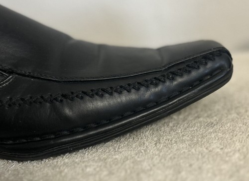 Madden Men's Trace Black 11 Medium Leather Loafers Dress Shoes-MBC-R - Picture 8 of 11