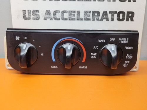 97 - 03 FORD F-150 F150 A/C Heater Temperature Climate Control Unit 3 Knobs BLUE - Picture 9 of 11