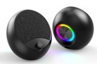 RGB Gaming Computer Speakers for PC Laptop Mac Desktop USB 3.5mm AUX Inputs