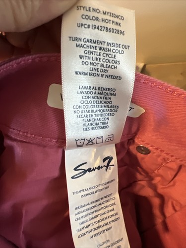 Seven7 Damenshorts 6 5" ausgefranster Saum Denim Wochenende Einzelhandel 59 $ - Bild 10 von 10