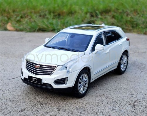 JKM Cadillac XT5 SUV Diecast Coche Modelo Niños Juguete Regalo Blanco/Negro Nuevo en Caja Escala 1/32 - Imagen 13 de 13
