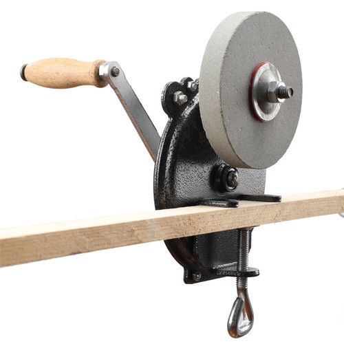 6 pulgadas Amoladora de mano Montaje en banco de mano Manivela Afilador Herramienta EE. UU. - Imagen 2 de 11