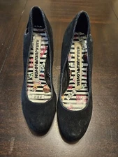 HARA JUKU LOVERS BLACK  LADIES HIGH HEEL SHOES SIZE 7.5