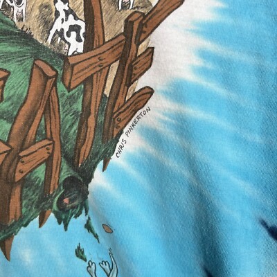 Vintage 90s 1995 Grateful Dead Highgate Band T Shirt Adult XL Tie