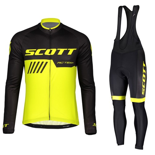 Mens cycling team long sleeve jerseys Bib Pants cycling bib pants blcycle jersey - Picture 14 of 53
