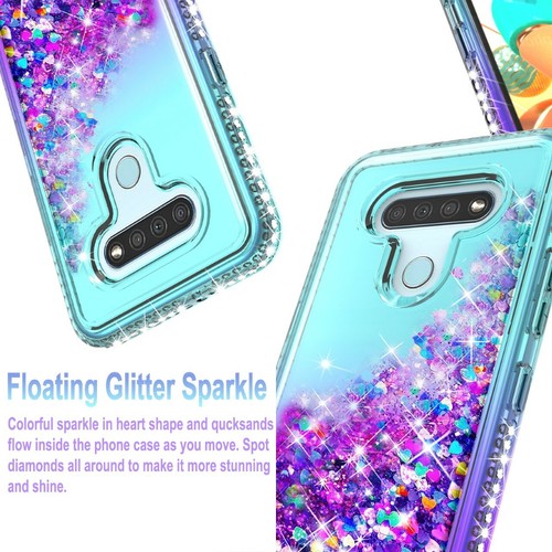 Pour LG Stylo 6 /5 Coque Housse Téléphone Antichoc Liquide Paillettes + Vitre Ecran - Photo 13 sur 23