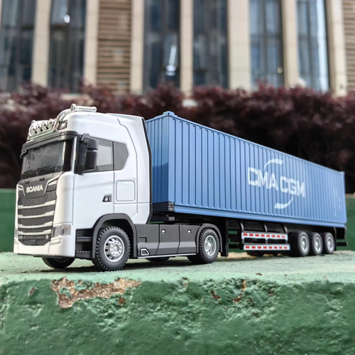 Modellino Camion Truck Realistico scala 1:50 confezione originale e Rimorchio - Foto 4 di 21