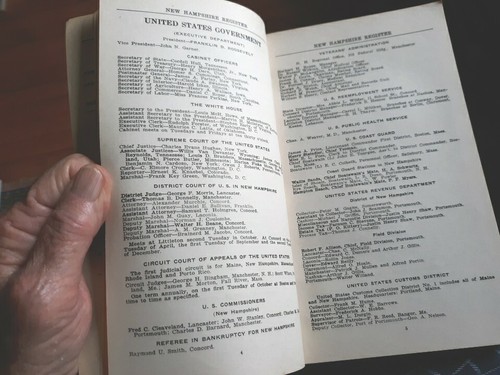 New Hampshire Register 1934 no. 140 National survey 350 pgs - Picture 6 of 7