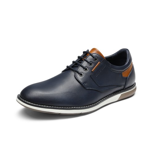 Men's Wide Size Casual Dress Oxfords Shoes Business Formal Derby Sneakers Shoes - Picture 3 of 12