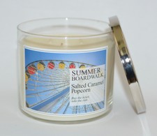 bath body works 3 wick 14 5 ounce candle summer boardwalk salted bath and body works boardwalk candle