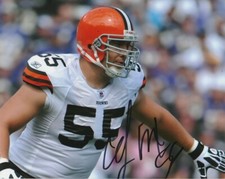 ALEX MACK SIGNED CLEVELAND BROWNS FOOTBALL 8x10 PHOTO #3 NFL EXACT PROOF