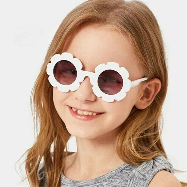 Enfants Fleur en Forme De Mignon Rond Lunettes Soleil B b Fille