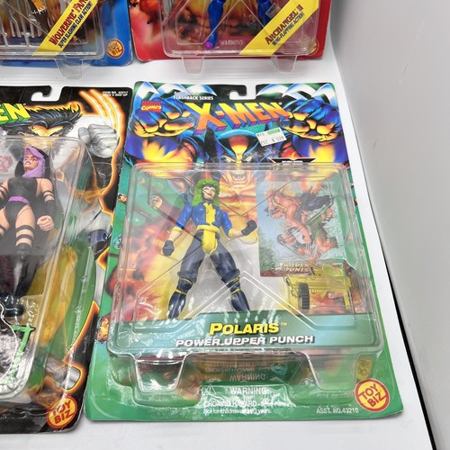 Marvel X-Men Action Figure Lot Of 6 Wolverine, Cyclops Toybiz Vintage 90s New - Picture 8 of 24