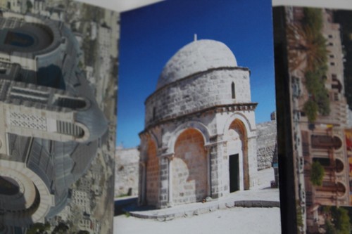 Carpeta de postales de Jerusalén libro desplegable recuerdos guía turística - Imagen 7 de 11