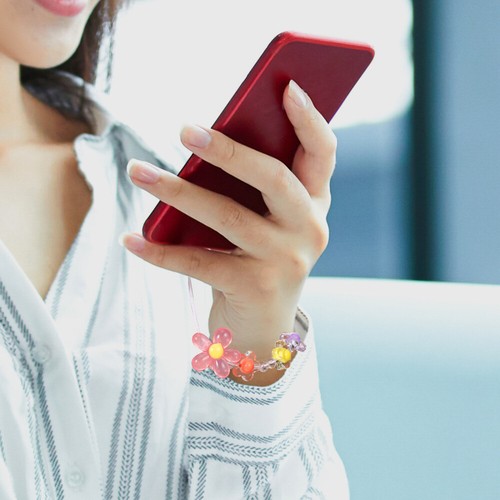 7 Pcs Mobile Phone Bracelet Case Keychain Charm Beaded Wrist Strap - 第 5/11 張圖片