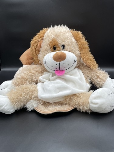 Happy Nappers Home Sweet Home Dog Perfect Play Pillow 14” x 12” Beige Doghouse - Picture 2 of 10